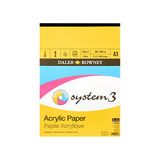 DR DALER-ROWNEY System3 Acrylblok, 20 vellen, A3, 230 g/m²