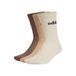 adidas Sportswear sportsokken - bruin/beige/wit (set van 3)
