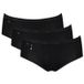 Sloggi 3P Pearl Midi Noir Coton 40 Femme