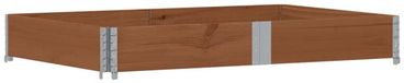 vidaXL Plantenbak - 150x100 cm - Massief Grenenhout - Bruin