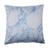 Madura Marble kussensloop, polyester, 40 x 40 cm, lichtblauw
