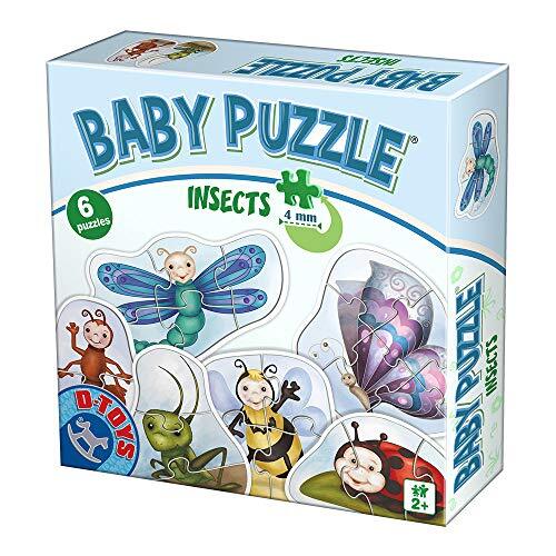 D-Toys Puzzle 5947502875420 D-Toys Baby Puzzel Insects, Multicolor