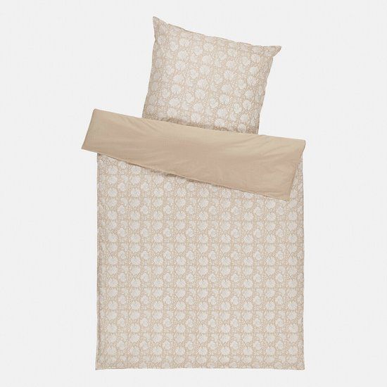LOBERON Beddengoed Jouvenay bruin/beige katoen 135x200 cm