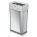 Clorox Slanke Open Top RVS Prullenbak, Zilver, 13 Gallon/50L