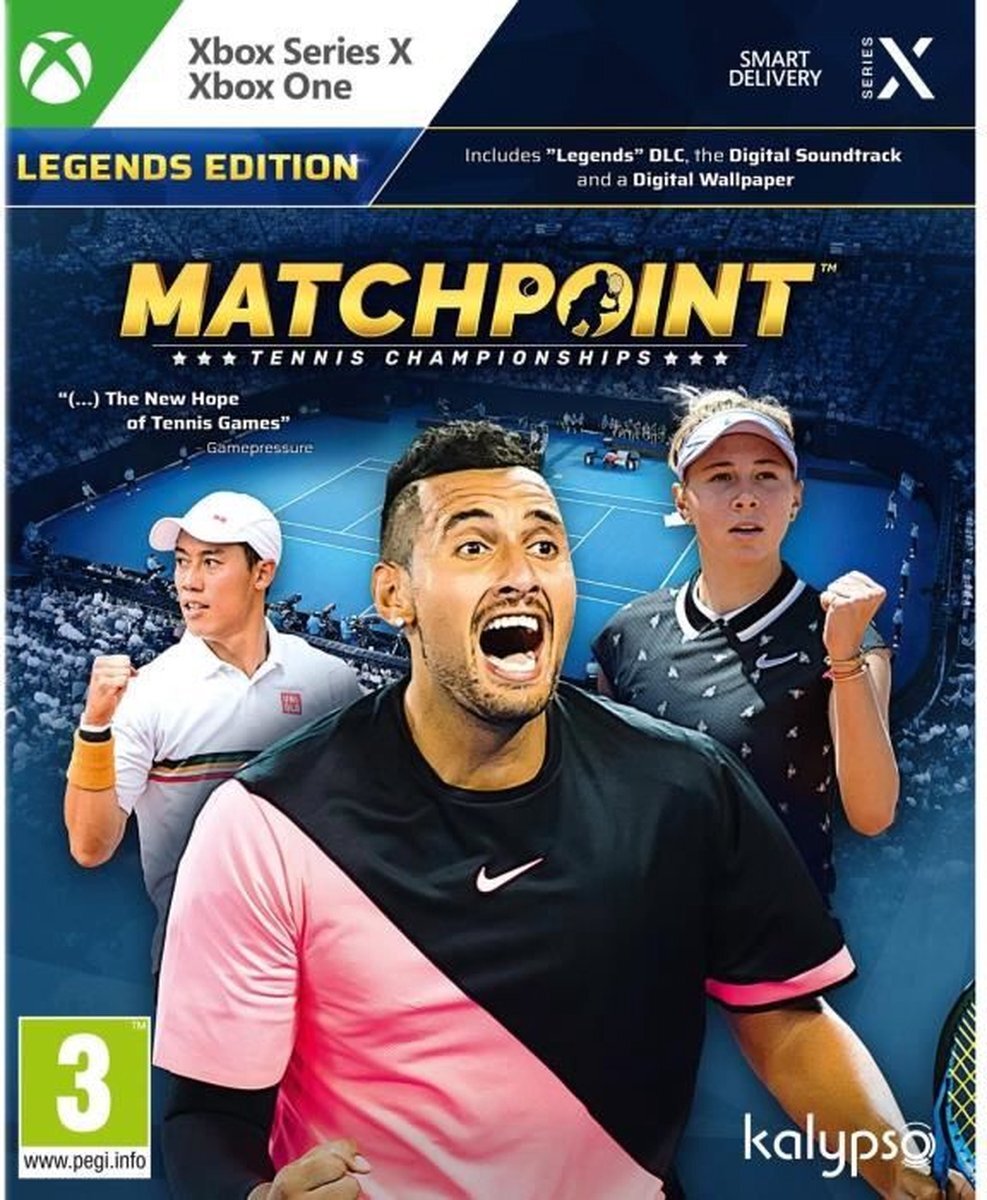 Koch Media Matchpoint - Tenniskampioenschappen Legends Editions Xbox Series X / Xbox One Game