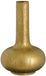 Mica Decorations Bloemenvaas Milly - goud - keramiek - D24 x H36 cm - smalle hals - flesvaas