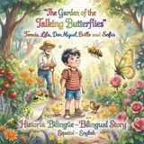 The Garden of Talking Butterflies. A Bilingual Tale in Spanish and English. Includes Vocabulary and Drawings of Characters and Scenes for Coloring: ... and Coloring Books: Have Fun and Learn.