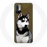 Maniacase Hoesje voor Xiaomi Redmi Note 10T 5G Siberische Husky