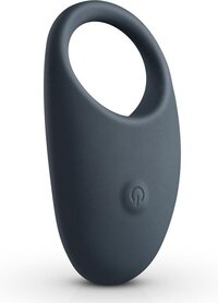 Boners - Vibrerende Cockring - Grijs - Siliconen - Oplaadbaar