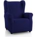 Martina Home Emilia Stoelhoes, Stof, Marineblauw
