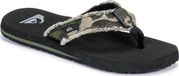 Quiksilver Monkey Abyss Pantoufles Hommes - Green/Brown/Black - Taille 41