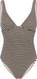 Protest PRTNatal Badpak Dames - Kitoffwhite - Gestreept - Mouwloos - V-hals - Maat XL