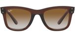 Wayfarer Reverse Ray Ban Wayfarer Reverse Zonnebril Transparent Brown Clear Gradient Brown