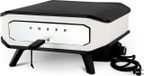 Cozze Four à pizza électrique, 13", 2200 W, 60,5 x 60,5 x 30,5 cm, noir/blanc