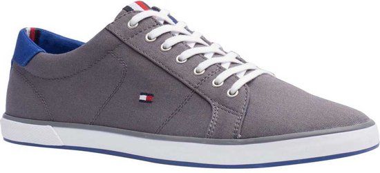 Tommy Hilfiger Men's Canvas Lace Up Sneakers - Size 39 - Grey