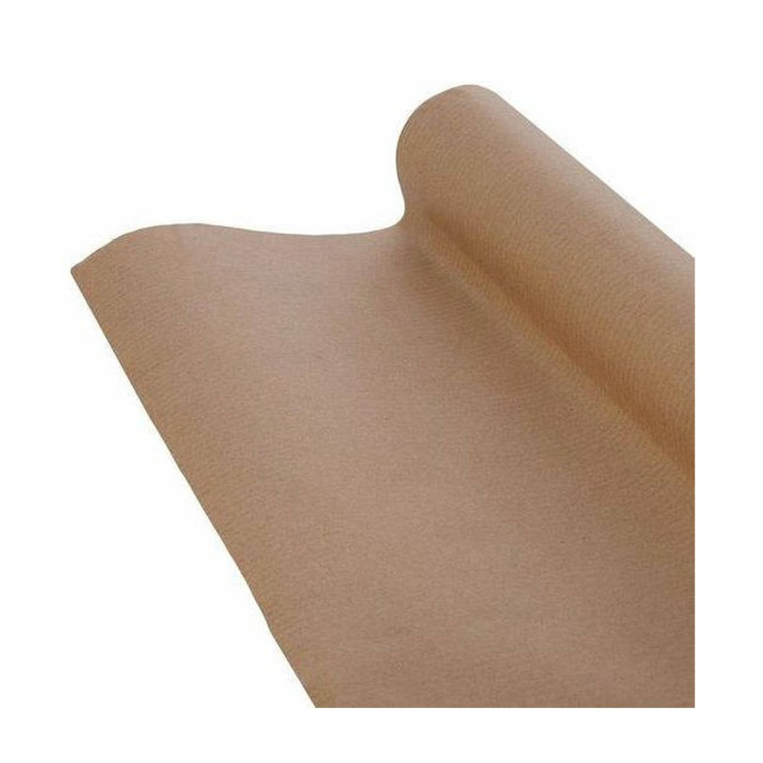 Benza Bruine kraft pakpapier cadeaupapier inpakpapier - 10 meter x 100 cm - 2 rollen