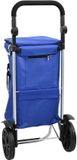 vidaXL Winkelwagen Blauw 36,5 x 46,5 x 100,5 cm Oxford stof