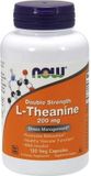 Now Foods L-Théanine 200mg (120 vcaps) Non aromatisé