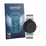 Savvies - Screenprotector voor Xcoast Minimalist Unisex Smartwatch - Folie Beschermfolie transparant 18 Stuks