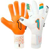 Rinat Nkam Prime Junior Keepershandschoenen Wit/Groen Aqua Maat 6