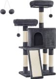 FEANDREA Krabpaal 115 cm Rookgrijs