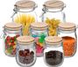 5Five - Set 7x pot de conservation alimentaire en verre 0,75/1,0/2,0 litre