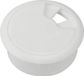 TRU COMPONENTS WP50BK Kabeldoorvoering Voor werkblad Montagegat: 50 mm ABS Wit 1 stuk(s)