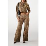 GUESS Edda Denim Printed J Charming Leopard Deg Taille: 42 | Vestes en jeans Outlet | Femme | Bleu