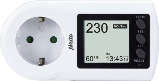 Alecto EM-17 Energiemeter - Stroomkosten in Eurocenten - Wit