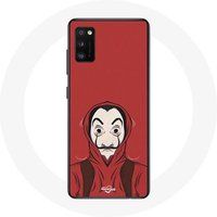 Maniacase Case voor Samsung Galaxy A41 la casa de papel schilderij masker