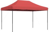 vidaXL Partytent - Inklapbaar - Pop-up - Bordeauxrood - 410x279x315 cm