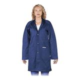 Leber&Hollman LH-Womcoler_Gs Wovico beschermingsschort, donkerblauw, maat S