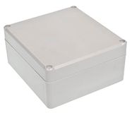 RS PRO ABS behuizing grijs buitenmaat 125,3 x 115,4 x 58,05 mm IP65