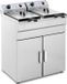 Royal Catering - Friteuse professionnelle double - 2 x 16L - 12000W - Meuble bas - RCKF-16DSH