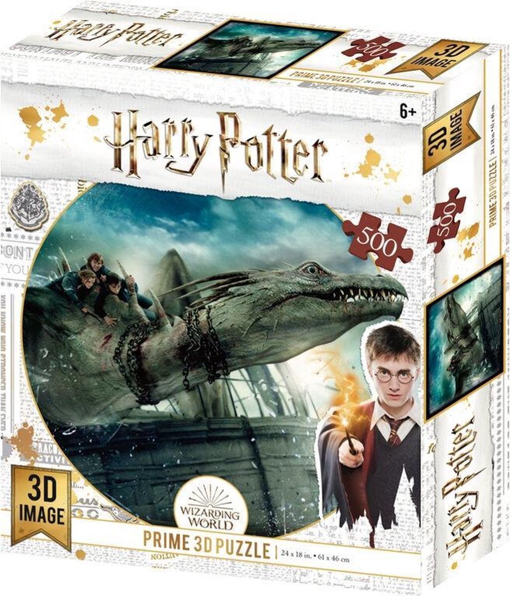 Harry Potter Norbert amd Hermoine Granger 3D Decoupeerzaag 500 stuk Veelkleurig