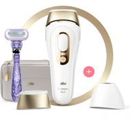 Braun Braun Silk·expert Pro 5 PL5157 IPL Voor Vrouwen, Voor Blijvend Zichtbare Ontharing Thuis, Wit/Goud