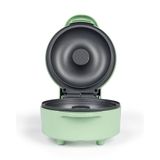 GILES & POSNER Donutmaker, enkele grote donutmachine, PFAS-vrije antiaanbaklaag, gemakkelijk schoon te maken, 12,5 cm plaatgrootte, indicatorlampen, Sweet Treats, Cool Touhc handvat, sorbet groen, 550