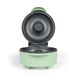 GILES & POSNER Donutmaker, enkele grote donutmachine, PFAS-vrije antiaanbaklaag, gemakkelijk schoon te maken, 12,5 cm plaatgrootte, indicatorlampen, Sweet Treats, Cool Touhc handvat, sorbet groen, 550