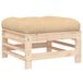 VidaXL Tuinbank Hout Beige