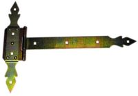Merkloos / Sans marque KOTARBAU® 400mm Verzinkte Scharnieren voor Tuinhuisjes en Deuren