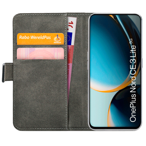 Mobilize PU-leer Book Case Zwart OnePlus Nord CE 3 Lite 5G