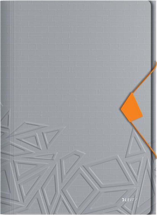 Leitz Urban Chic 3-Klepsmap A4 - Donkergrijs