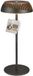 Briloner Alusta - Tafellamp oplaadbaar - dimbaar met touchfunctie - German Design Award Winner 2026 - IP44 spatwaterdicht - warmwit licht - Ø14 x 32 cm - antraciet brons metallic
