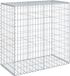 vidaXL Schanskorf 100x50x100 cm gegalvaniseerd ijzer zilverkleurig