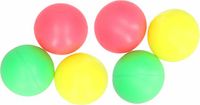Engelhart Beachball balletjes - 6x - gekleurd - strandbal - buitenspeelgoed