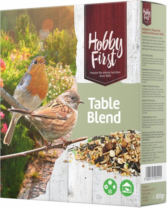 Hobbyfirst Wildlife Table Blend - Vogelvoer - 850 g
