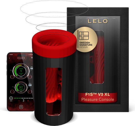 LELO F1S V3 XL - Red - Masturbator for Men