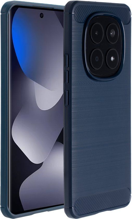 imoshion Hoesje - Geschikt voor Xiaomi Redmi Note 15 (4G) - Brushed Backcover - Donkerblauw