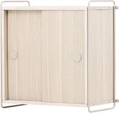 Hioshop Parly dressoir wandkast 2 deuren whitewash