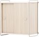 Hioshop Parly dressoir wandkast 2 deuren whitewash